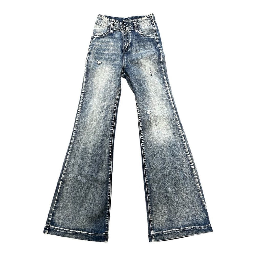 Jealous Tomato Bell Bottom Leg Jean Blue Size Small